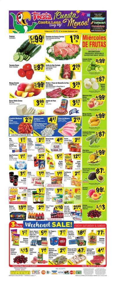 Fiesta Mart (TX) Weekly Ad Flyer June 2 to June 8