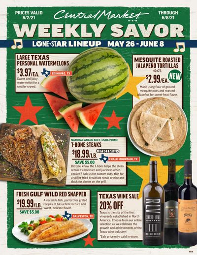 Central Market (TX) Weekly Ad Flyer June 2 to June 8