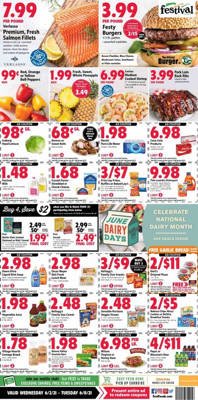 Festival Foods (WI) Weekly Ad Flyer June 2 to June 8