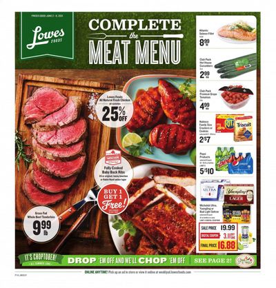 Lowes Foods (NC, SC) Weekly Ad Flyer June 2 to June 8