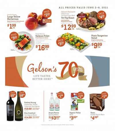 Gelson's (CA) Weekly Ad Flyer June 2 to June 8