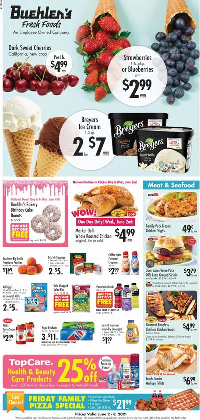 Buehler's (OH) Weekly Ad Flyer June 2 to June 8