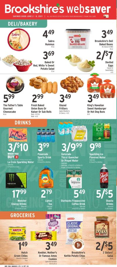 Brookshires (AR, LA, TX) Weekly Ad Flyer June 2 to June 8