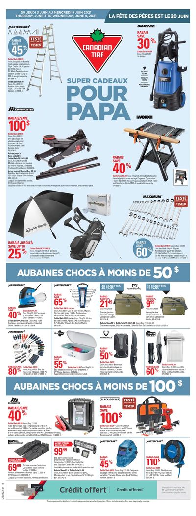 Canadian Tire (QC) Flyer June 3 to 9