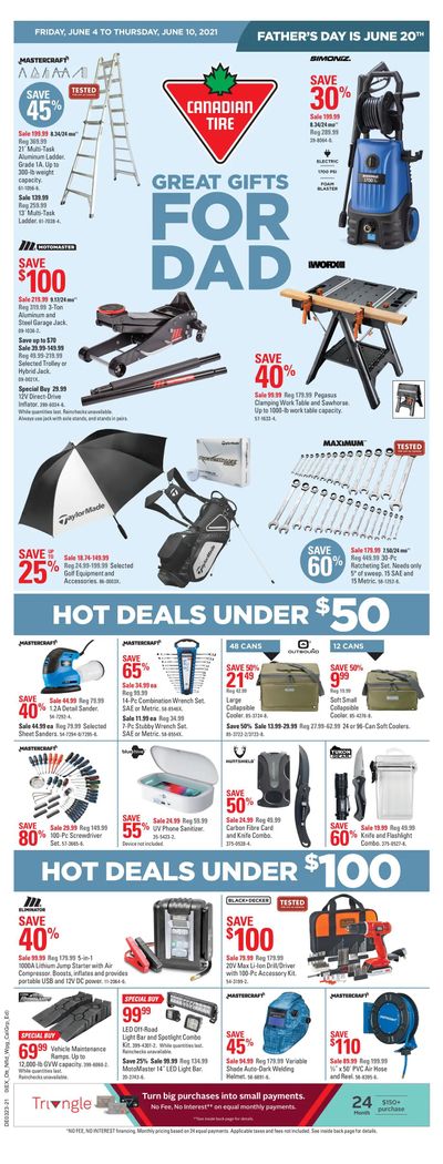 Canadian Tire (Atlantic) Flyer June 4 to 10