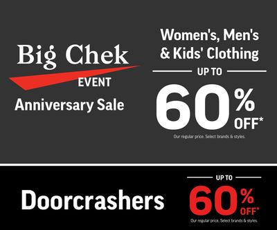 Sport Chek Canada Big Chek Anniversary Sale: Save Up to 60% Off Women’s, Men’s & Kids’ Clothing & More