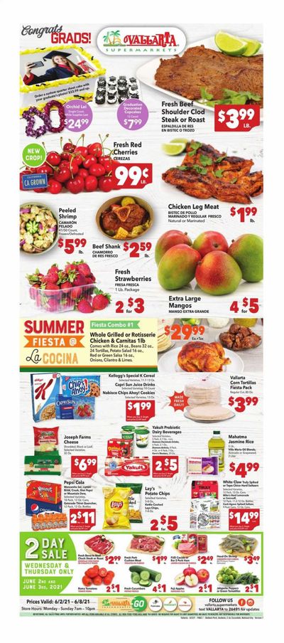 Vallarta (CA) Weekly Ad Flyer June 2 to June 8