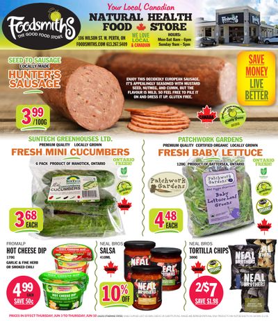 Foodsmiths Flyer June 3 to 10