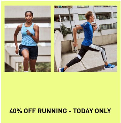 Adidas Canada Flash Sale: Today, Save 40% Off Running, with Coupon Code