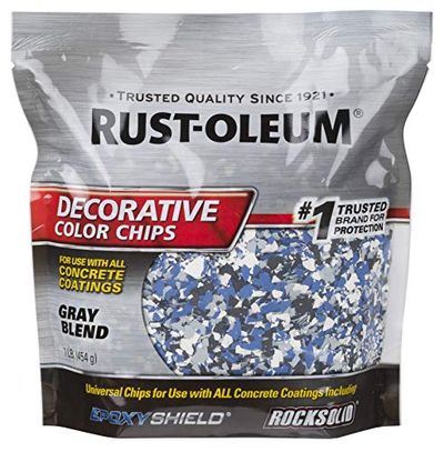Rust-Oleum 301359 Decorative Color Chips, Gray Blend, 1lb $16.77 (Reg $22.43)