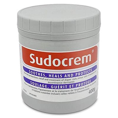 Sudocrem - Diaper Rash Cream for Baby, Soothes, Heals, and Protects, Relief and Treatment of Diaper Rash, Zinc Oxide Cream - 400g