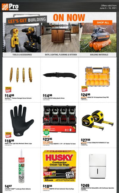 Home Depot Pro Flyer June 3 to 16