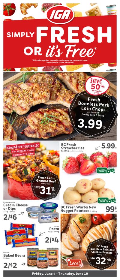 IGA Stores of BC Flyer June 4 to 10