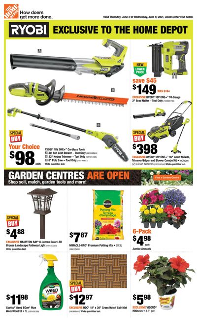 Home Depot (Atlantic) Flyer June 3 to 9