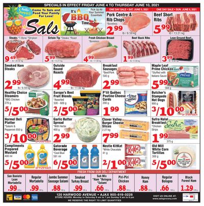 Sal's Grocery Flyer June 4 to 10