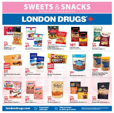London Drugs Sweets & Snacks Flyer June 4 to 23