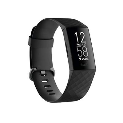 Fitbit Charge 4 Fitness and Activity Tracker with Built-in GPS, Heart Rate, Sleep & Swim Tracking, Black/Black, One Size (S &L Bands Included) $129.95 (Reg $167.14) Fitbit Charge 4 Fitness and Activity Tracker with Built-in GPS, Heart Rate, Sleep & Swim Tracking, Black/Black, One Size (S &L Bands Included) $129.95 (Reg $167.14)