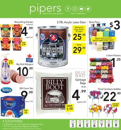 Pipers Superstore Flyer June 3 to 9