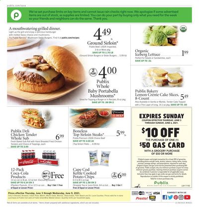 Publix (AL, FL, GA, NC, SC, TN) Weekly Ad Flyer June 3 to June 9