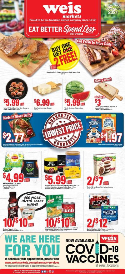Weis (MD, NY, PA) Weekly Ad Flyer June 3 to June 10