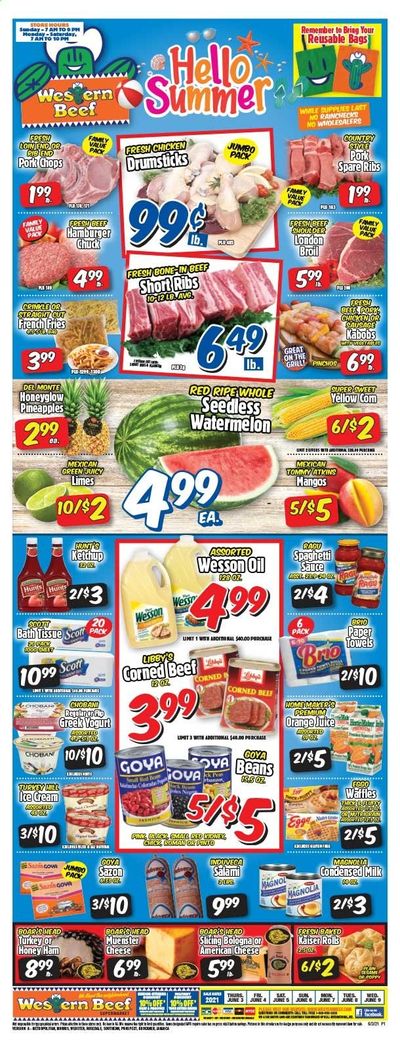 Western Beef (FL, NY) Weekly Ad Flyer June 3 to June 9
