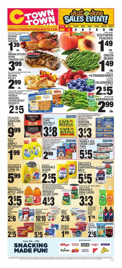 C-Town (CT, FL, MA, NJ, NY, PA) Weekly Ad Flyer June 4 to June 10
