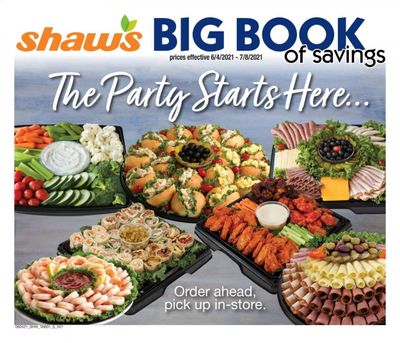 Shaw’s (MA, ME, NH, RI, VT) Weekly Ad Flyer June 4 to July 8