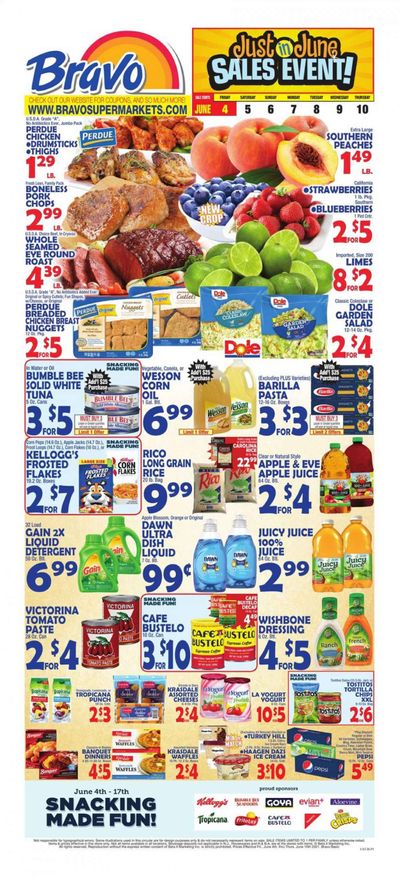 Bravo Supermarkets (CT, FL, MA, NJ, NY, PA) Weekly Ad Flyer June 4 to June 10