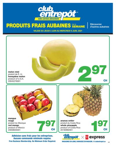 Wholesale Club (QC) Fresh Deals of the Week Flyer June 3 to 9