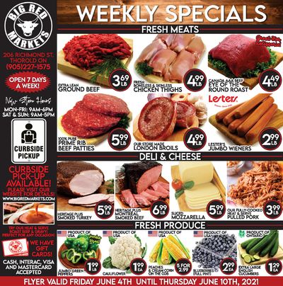 Big Red Markets Flyer June 4 to 10