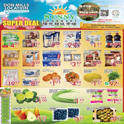 Sunny Foodmart (Don Mills) Flyer June 4 to 10
