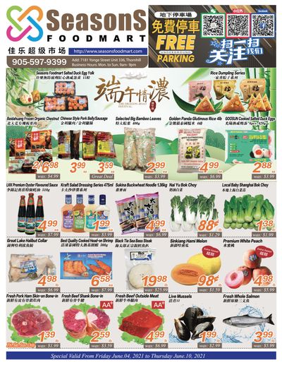 Seasons Food Mart (Thornhill) Flyer June 4 to 10