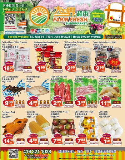 Farm Fresh Supermarket Flyer June 4 to 10
