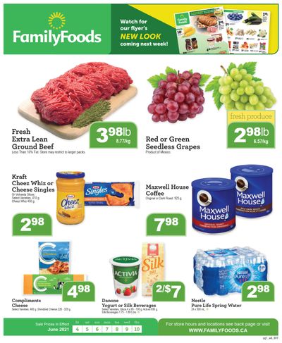 Family Foods Flyer June 4 to 10