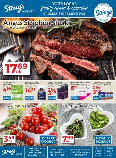 Stong's Market Flyer June 4 to 17