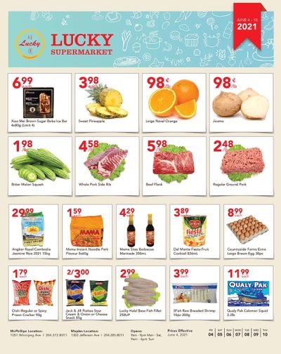 Lucky Supermarket (Winnipeg) Flyer June 4 to 10