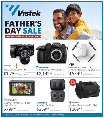 Vistek Father's Day Sale Flyer June 4 to 24