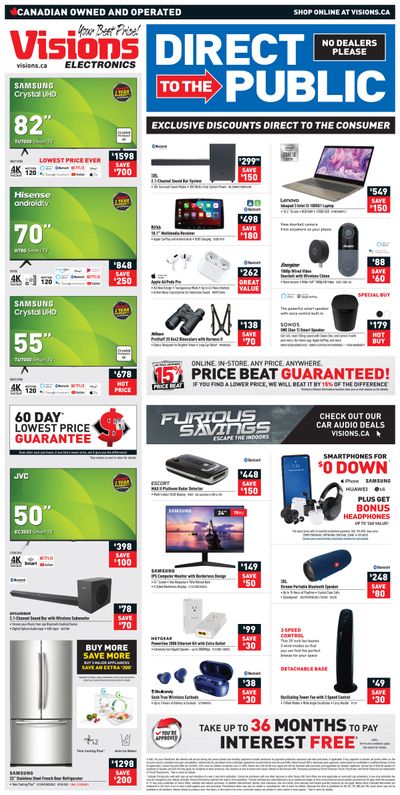 Visions Electronics Flyer June 4 to 10
