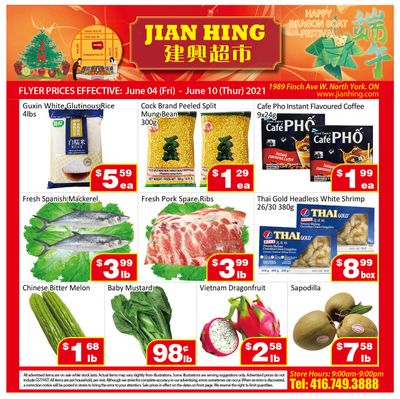 Jian Hing Supermarket (North York) Flyer June 4 to 10