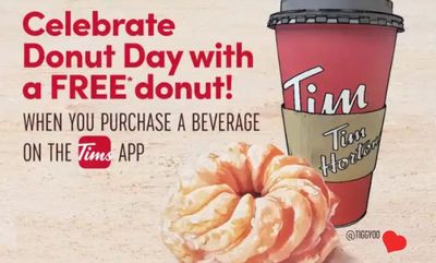 DONUT DAY DEALS at Tim Hortons