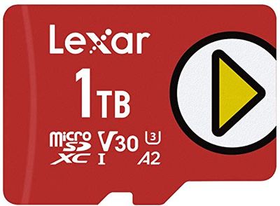 Lexar Play 1TB microSDXC UHS-I Card, Up to 150MB/s Read (LMSPLAY001T-BNNNU) $242.62 (Reg $258.39)