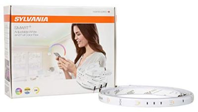 Sylvania Smart Home by Osram LED Flex Light Strip RGBW for Smart Home - Connected - Adjustable - Warm White to Daylight + Color (2700K - 6500K) Works with Alexa (requires hub) $39.5 (Reg $75.21)