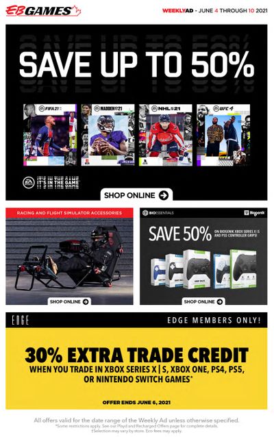 EB Games Flyer June 4 to 10