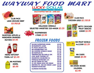 WayWay Food Mart Flyer June 4 to 10