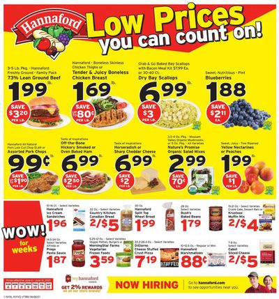 Hannaford (NY) Weekly Ad Flyer June 6 to June 12