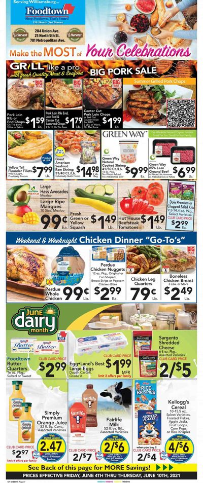 Foodtown (NJ, NY, PA) Weekly Ad Flyer June 4 to June 10