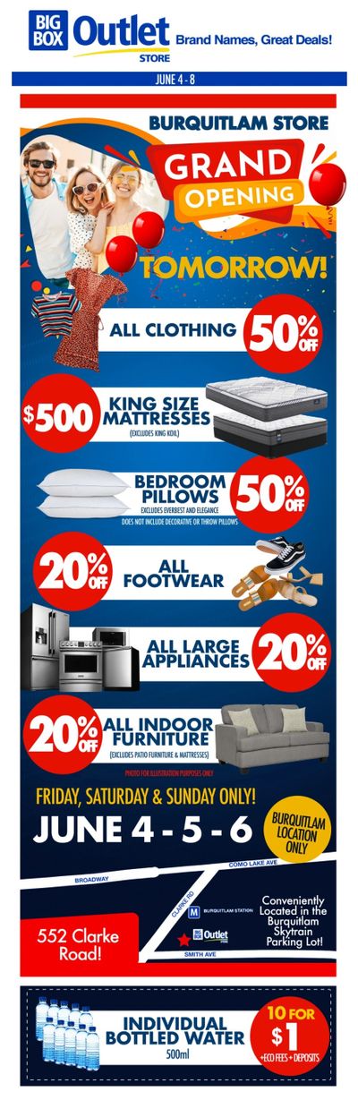 Big Box Outlet Store Flyer June 4 to 8