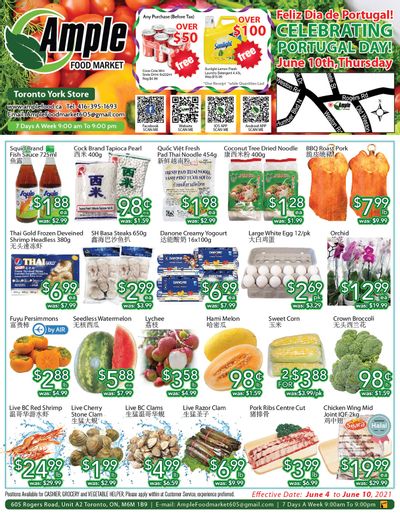 Ample Food Market (North York) Flyer June 4 to 10