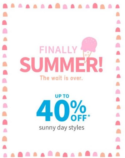 Carter’s OshKosh B’gosh Canada Deals: Save Up to 40% OFF Summer Styles + More