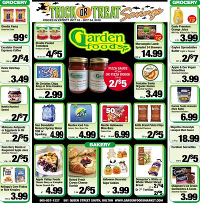 Garden Foods Flyer October 18 to 24